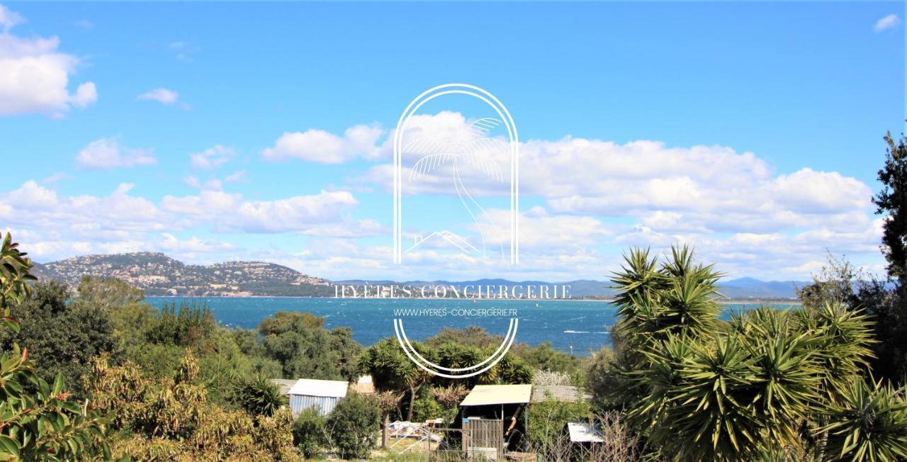 Villa L'Arbanaise Vue Mer Piscine Presqu'Ile Giens By Hc Hyères المظهر الخارجي الصورة